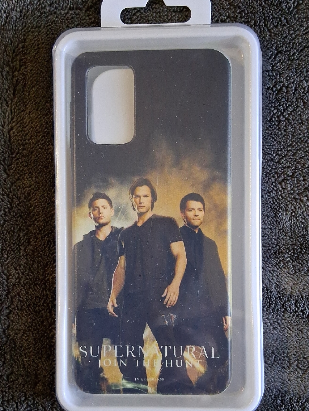 Official Supernatural Graphic Phone Case - Black & Gold